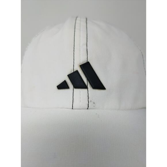 Adidas Climacool Hat White OSFA Embroidered Logo Polyester Blend - Picture 3 of 10